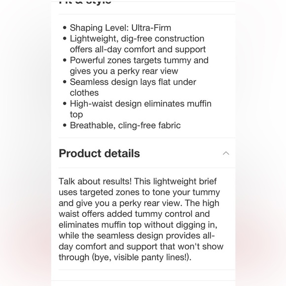 ASSETS by SPANX Women's Remarkable Results High-Waist Control Briefs - Black
1X - Picture 4 of 5